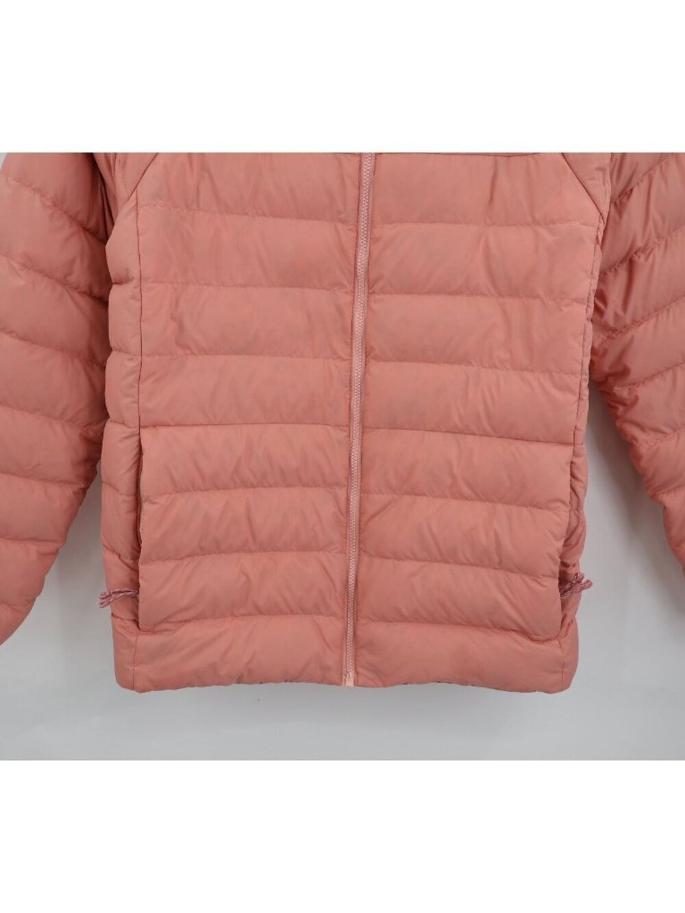 Patagonia Girls Down Sweater Jacket Size Large Pink Full Zip Puffer Outerwear - Picture 4 of 16